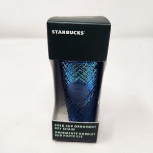 Starbucks 2022 Blue Jewel Key Chain Ornament